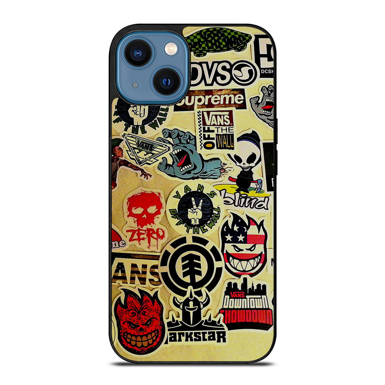 SKATEBOARDS BRAND BOMB iPhone 14 Case Cover