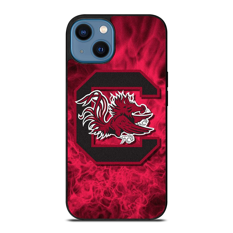 SOUTH CAROLINA GAMECOCKS FOOTBALL LOGO iPhone 14 Case Cover