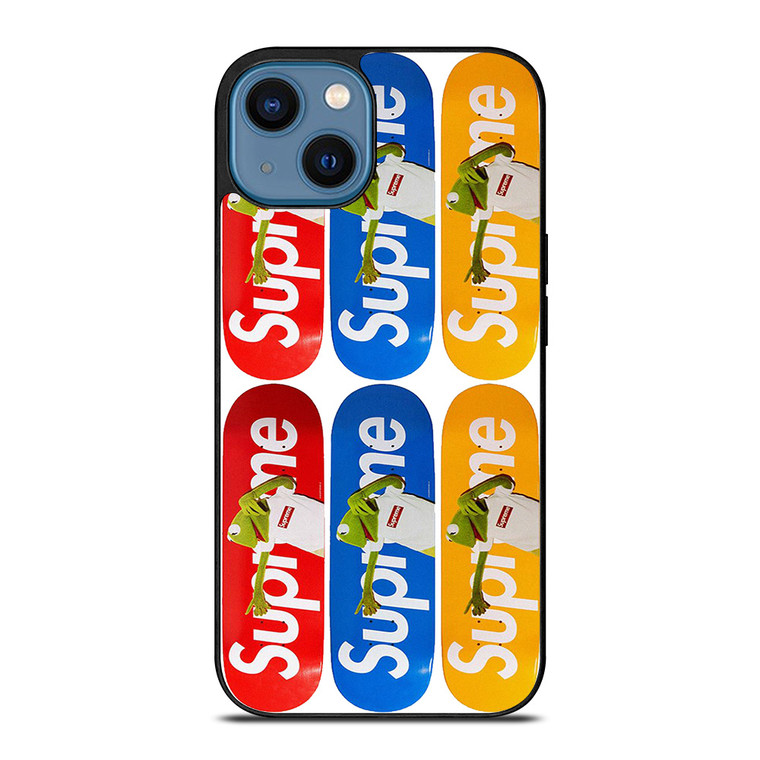 SUPREME SKATEBOARDS KERMIT FROG iPhone 14 Case Cover