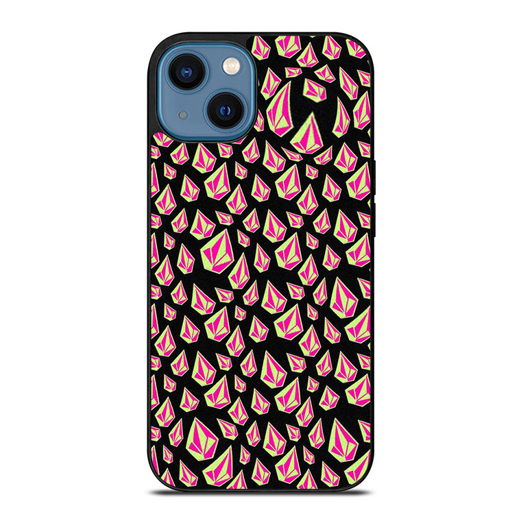 VOLCOM LOGO PATTERN iPhone 14 Case Cover