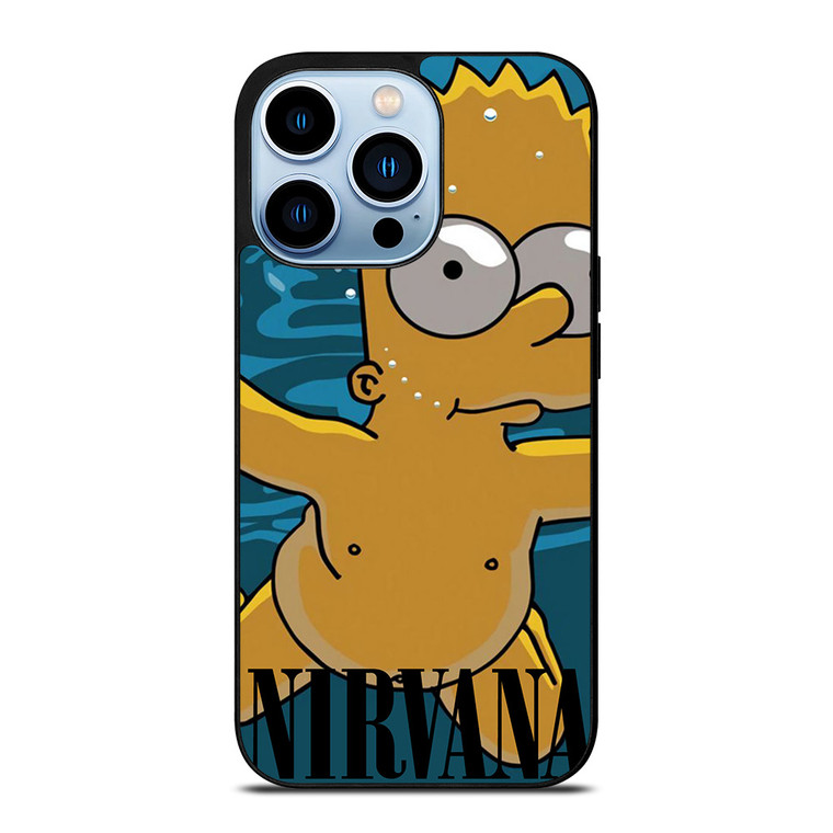 BART SIMPSONS NEVERMIND NIRVANA iPhone 13 Pro Max Case Cover