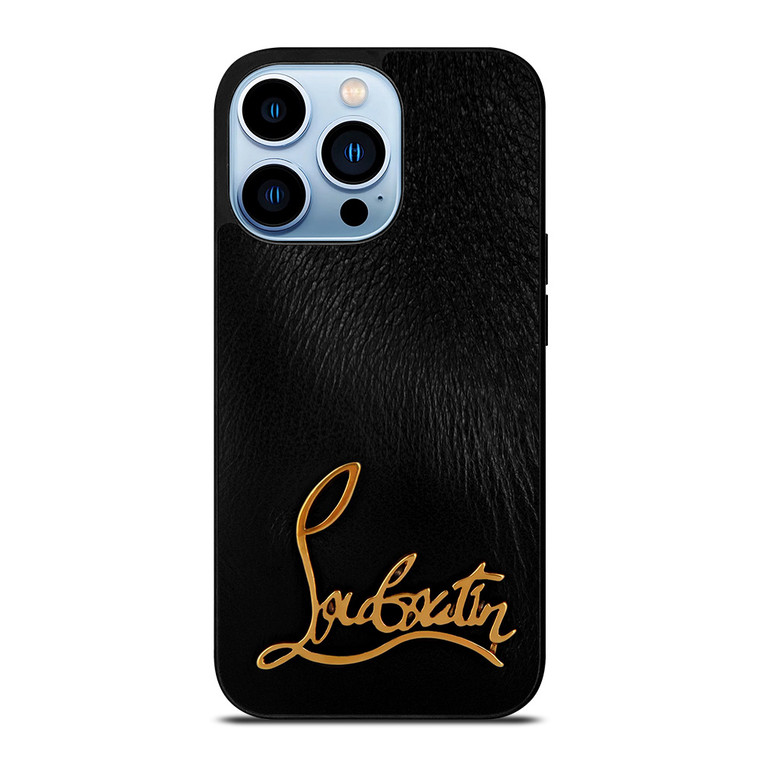 CHRISTAN LOUBOUTIN BLACK iPhone 13 Pro Max Case Cover