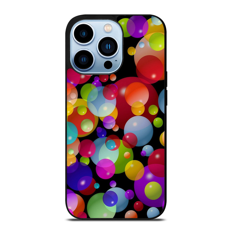 COLURFUL BUBBLES PATTERN iPhone 13 Pro Max Case Cover