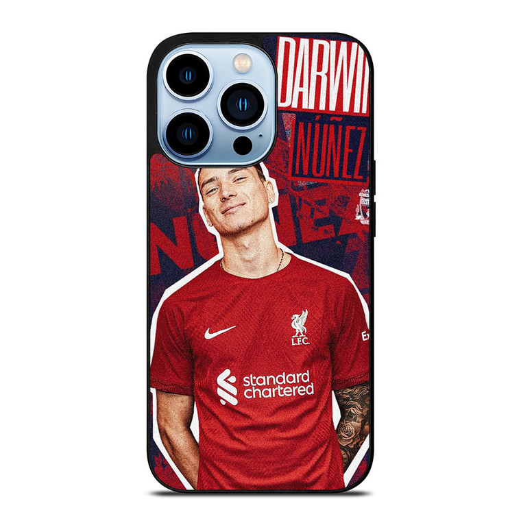 DARWIN NUNEZ LIVERPOOL FC iPhone 13 Pro Max Case Cover DARWIN NUNEZ LIVERPOOL FC iPhone 13 Pro Max Case Cover