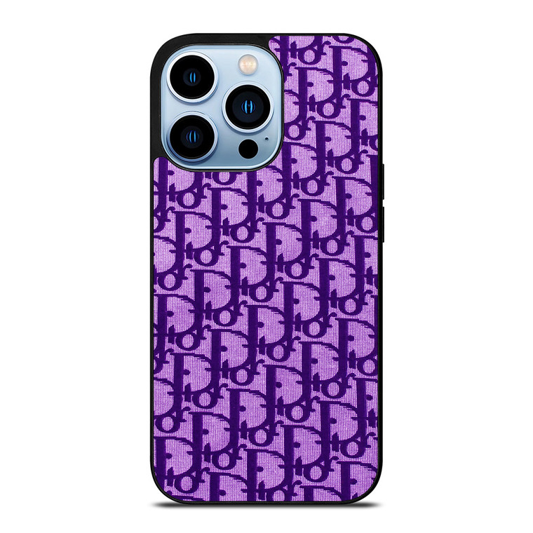 DIOR LOGO PURPLE iPhone 13 Pro Max Case Cover