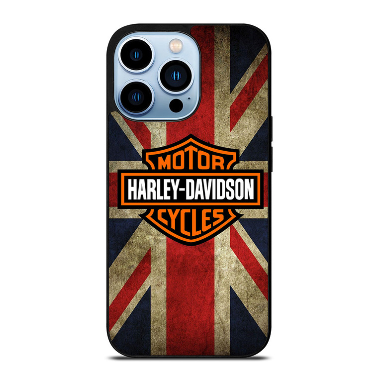 HARLEY DAVIDSON BRITISH UNION JACK iPhone 13 Pro Max Case Cover