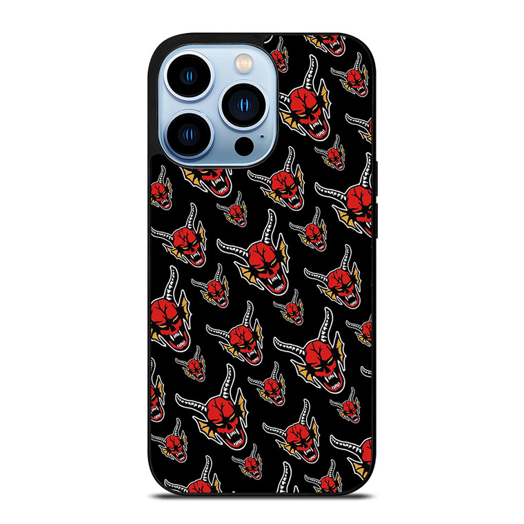 HELLFIRE CLUB STRANGER THINGS PATTERN 2 iPhone 13 Pro Max Case Cover