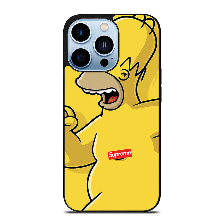 HOMER SIMPSONS CENSORED SUPREME iPhone 13 Pro Max Case Cover
