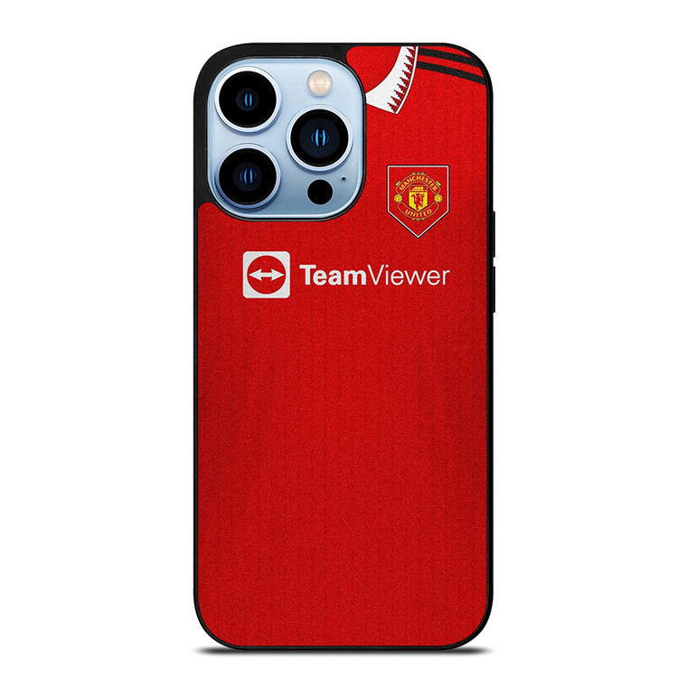 MANCHESTER UNITED JERSEY 2022-23 iPhone 13 Pro Max Case Cover MANCHESTER UNITED JERSEY 2022-23 iPhone 13 Pro Max Case Cover