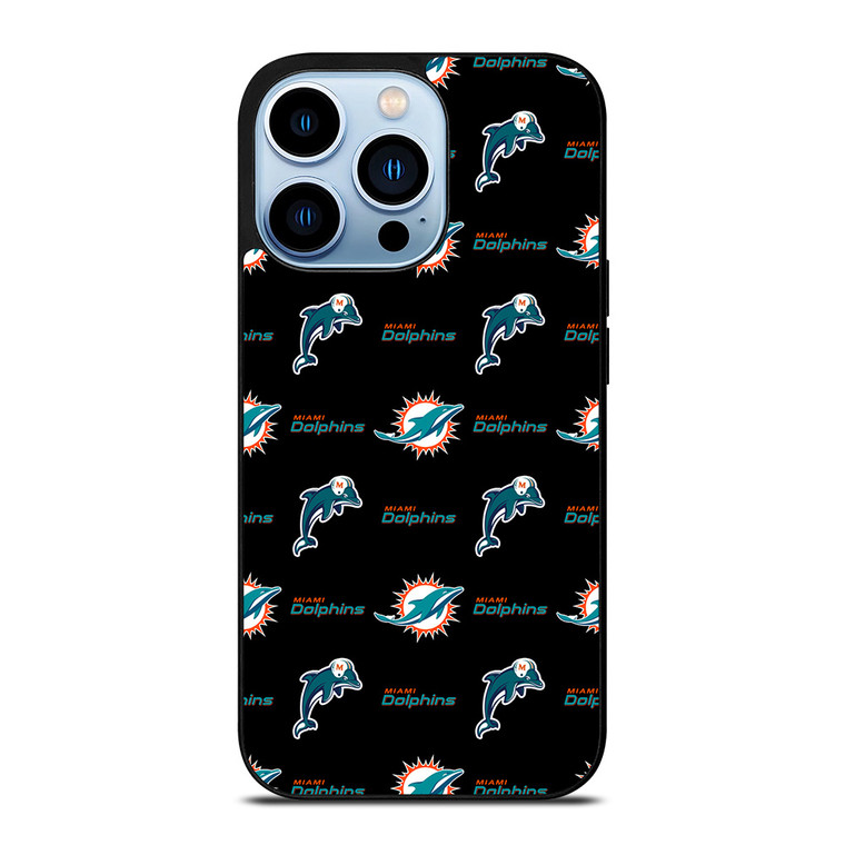 MIAMI DOLPHINS FOOTBALL PATTERN iPhone 13 Pro Max Case Cover