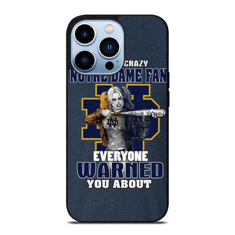 NOTRE DAME FIGHTING HARLEY QUINN iPhone 13 Pro Max Case Cover NOTRE DAME FIGHTING HARLEY QUINN iPhone 13 Pro Max Case Cover