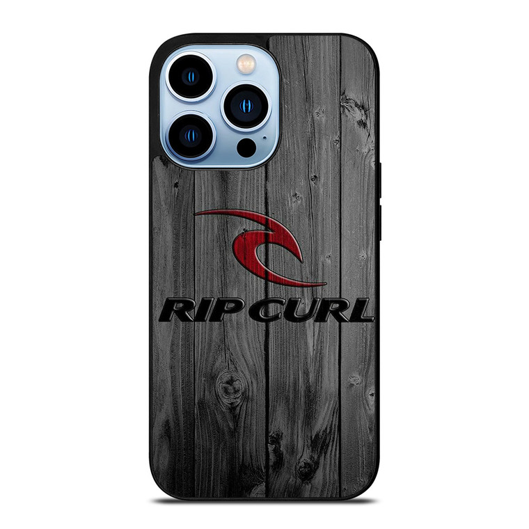 RIP CURL SURFING WOODEN LOGO iPhone 13 Pro Max Case Cover