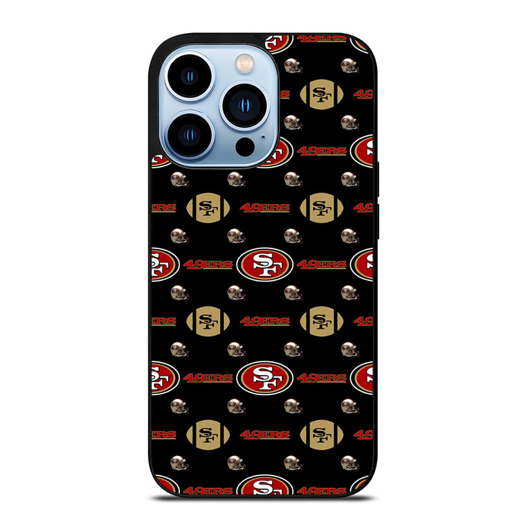SAN FRANCISCO 49ERS FOOTBALL PATTERN iPhone 13 Pro Max Case Cover