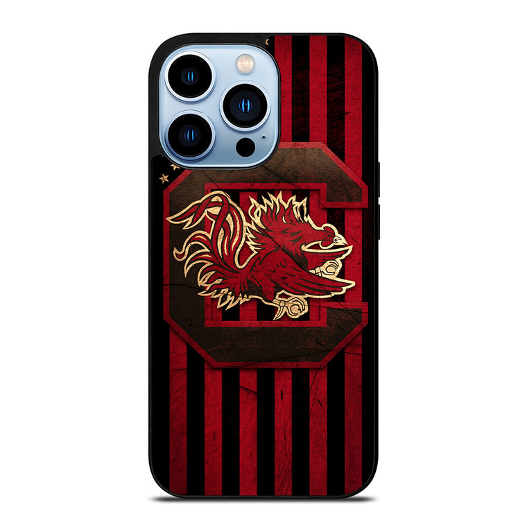 SOUTH CAROLINA GAMECOCKS FOOTBALL FLAG iPhone 13 Pro Max Case Cover