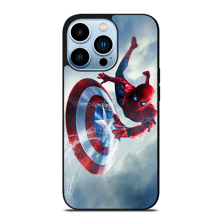 SPIDERMAN X CAPTAIN AMERICA iPhone 13 Pro Max Case Cover