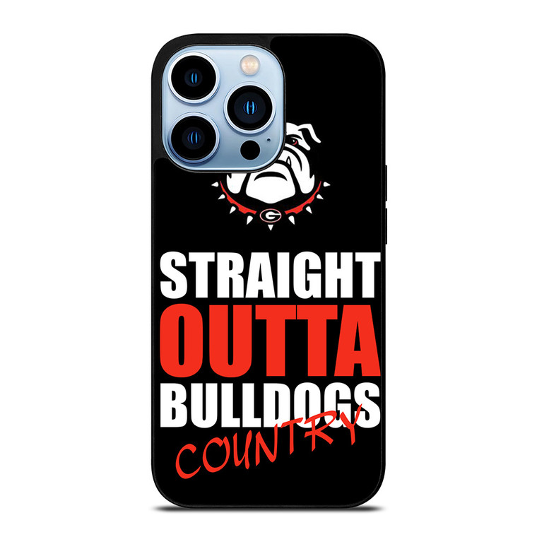 STRAIGHT OUTTA GEORGIA BULLDOGS iPhone 13 Pro Max Case Cover