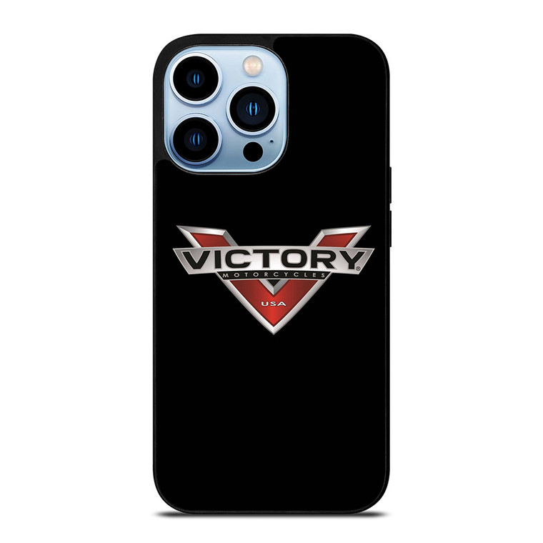 VICTORY MOTORCYCLES USA BLACK iPhone 13 Pro Max Case Cover
