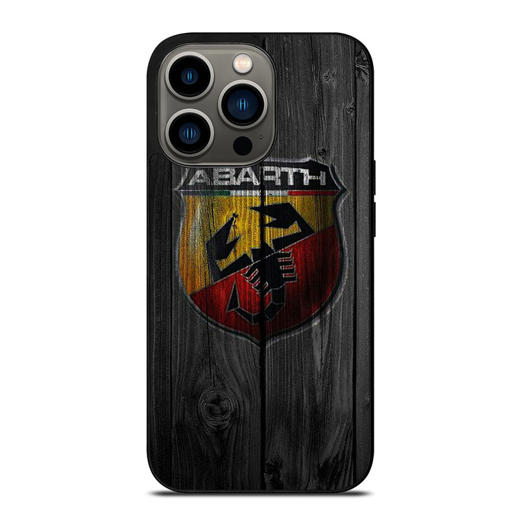 ABARTH CAR WOODEN LOGO iPhone 13 Pro Case Cover