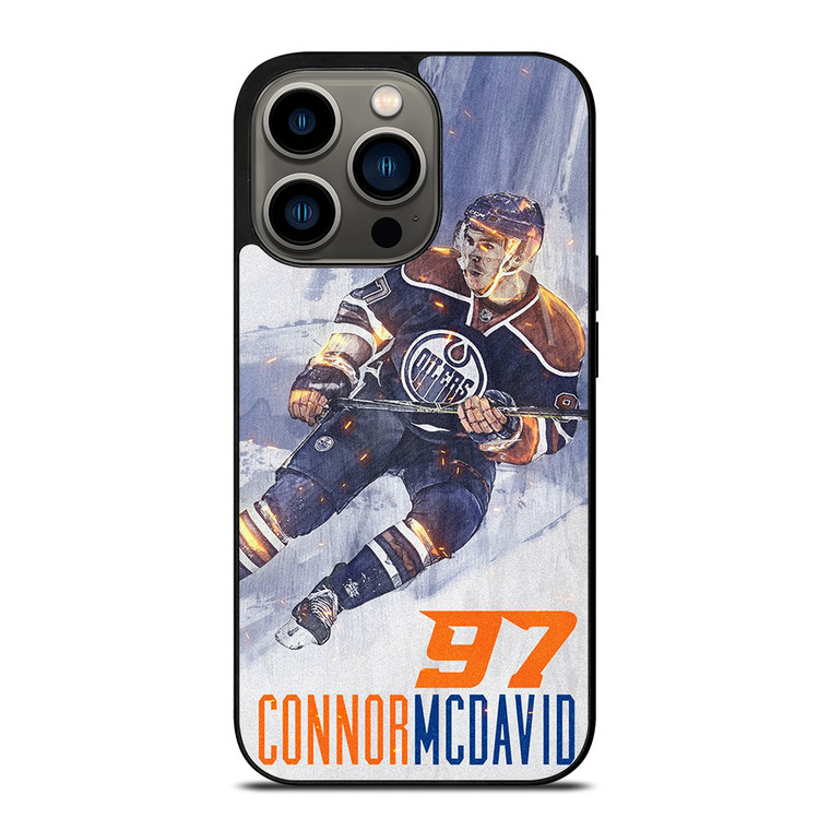 CONNOR MCDAVID EDMONTON OILERS 2 iPhone 13 Pro Case Cover