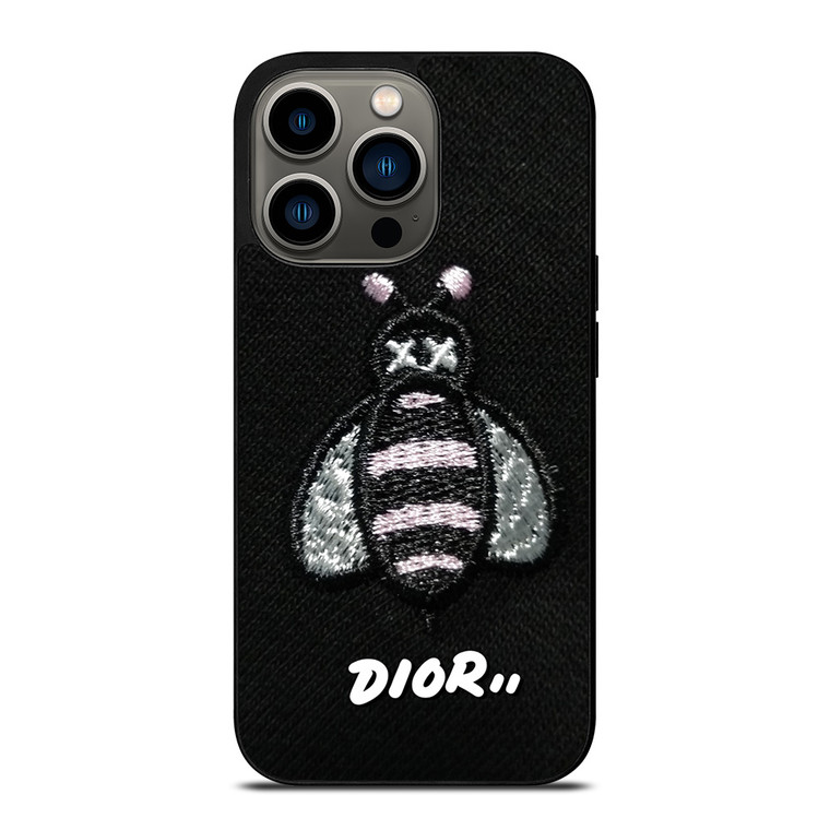 DIOR X KAWS BEE BLACK iPhone 13 Pro Case Cover