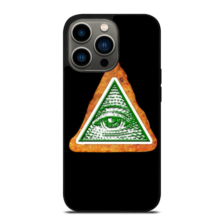 DORITOS CHIPS ILLUMINATI iPhone 13 Pro Case Cover
