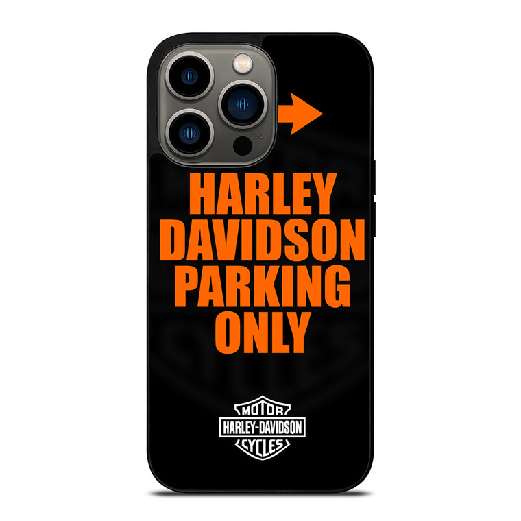 HARLEY DAVIDSON PARKING ONLY iPhone 13 Pro Case Cover