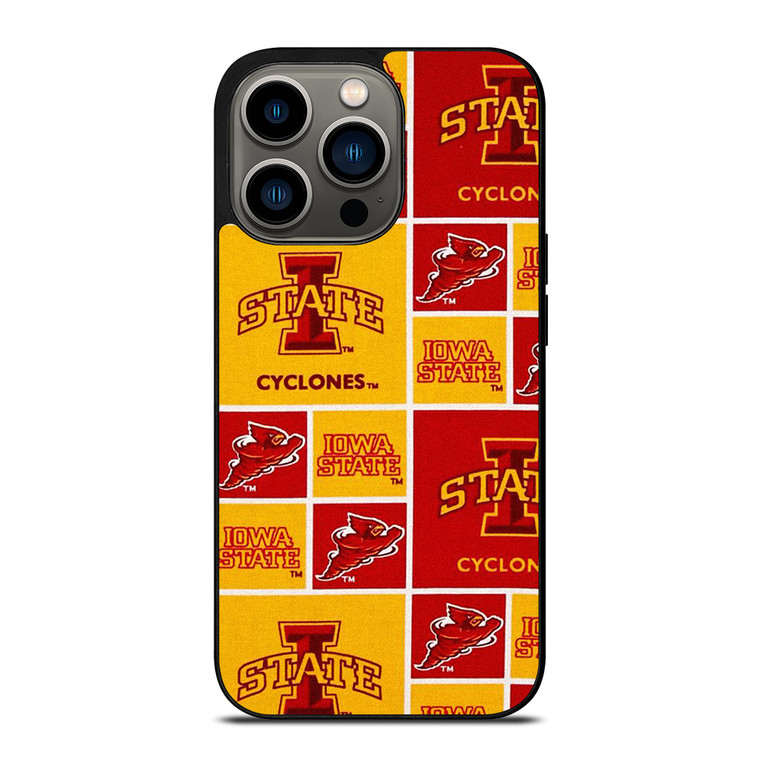 IOWA STATE CYCLONES FOOTBALL COLLAGE iPhone 13 Pro Case Cover