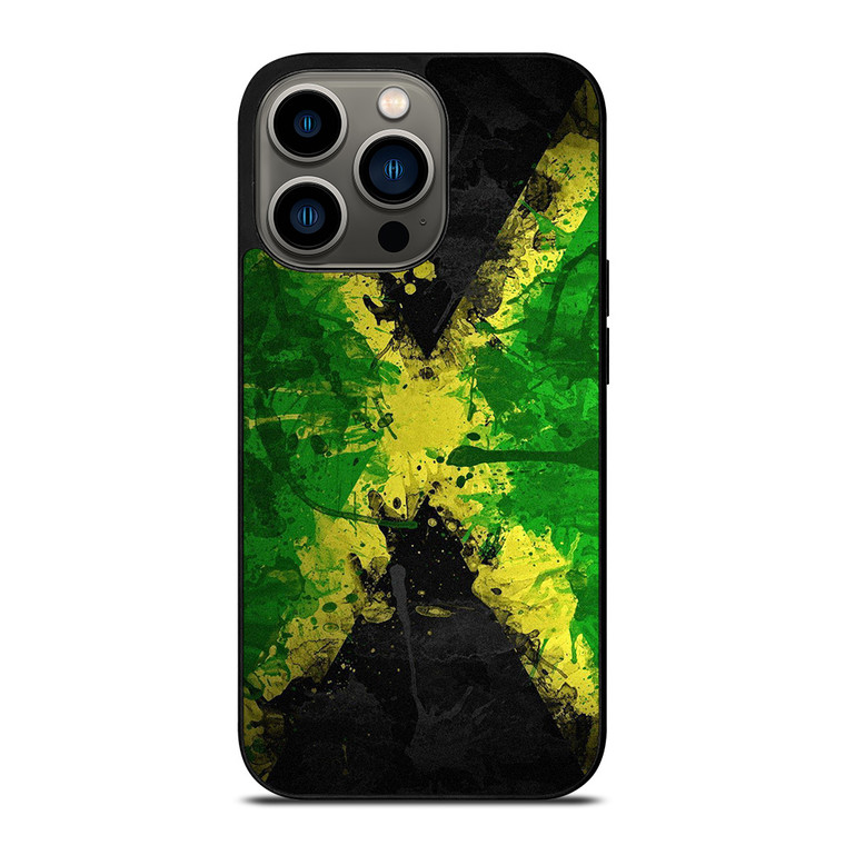 JAMAICAN FLAG SPLASH iPhone 13 Pro Case Cover