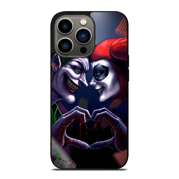 JOKER LOVE HARLEY QUINN ART iPhone 13 Pro Case Cover