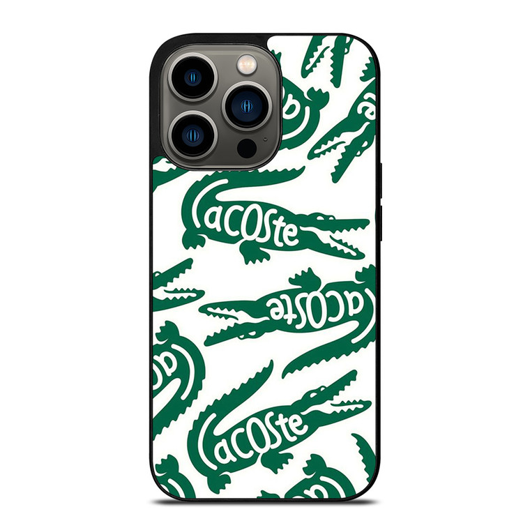 LACOSTE PATTERN iPhone 13 Pro Case Cover