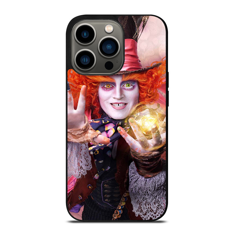 MAD HATTER ALICE IN WONDERLAND MOVIES 2 iPhone 13 Pro Case Cover