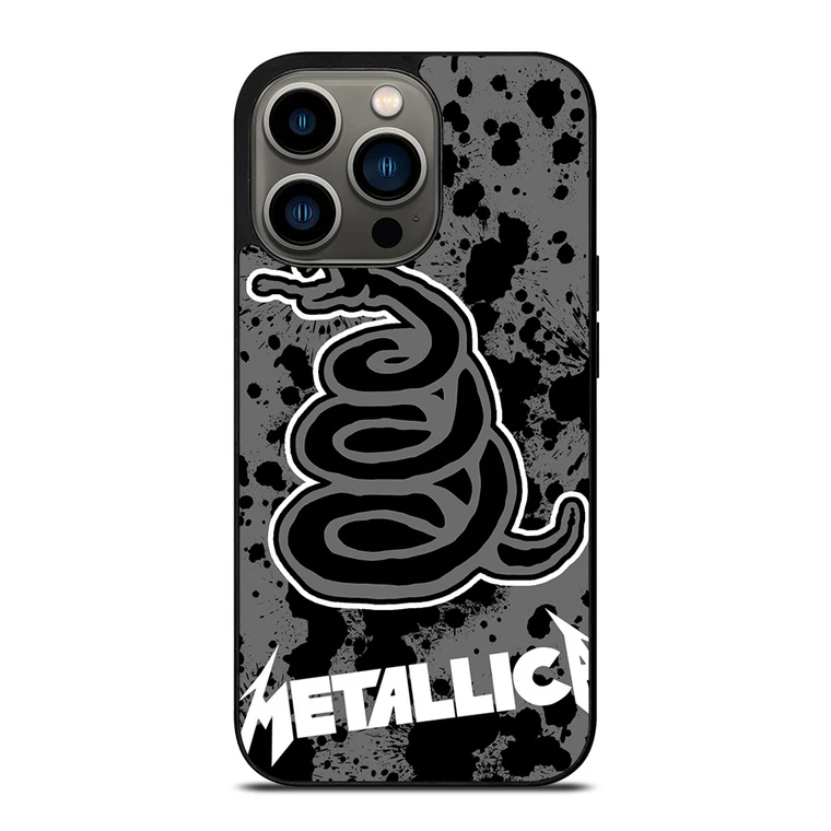METALLICA BAND BLACK SNAKE iPhone 13 Pro Case Cover