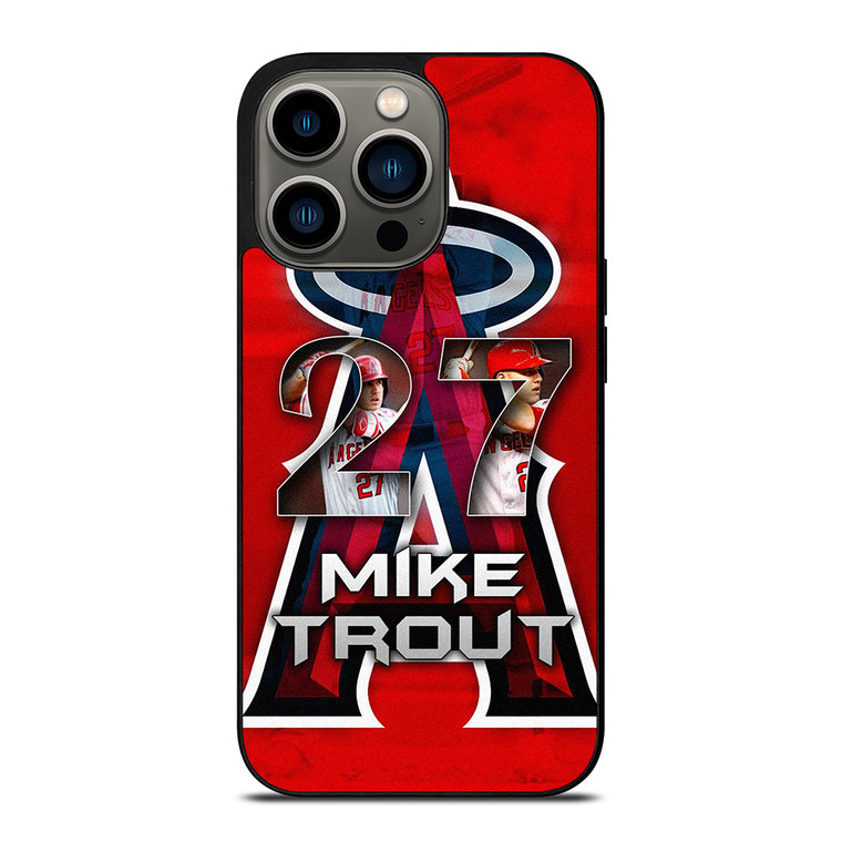 MIKE TROUT LOS ANGELES ANGELS iPhone 13 Pro Case Cover