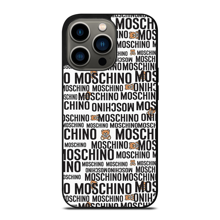 MOSCHINO ABSTRACT LOGO iPhone 13 Pro Case Cover