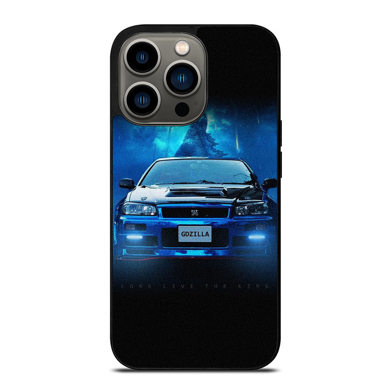 NISSAN GTR GODZILLA BLUE iPhone 13 Pro Case Cover