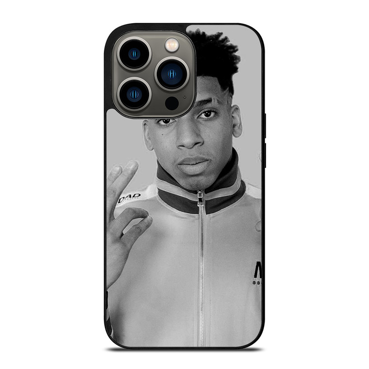 NLE CHOPPA RAPPER BLACK WHITE iPhone 13 Pro Case Cover