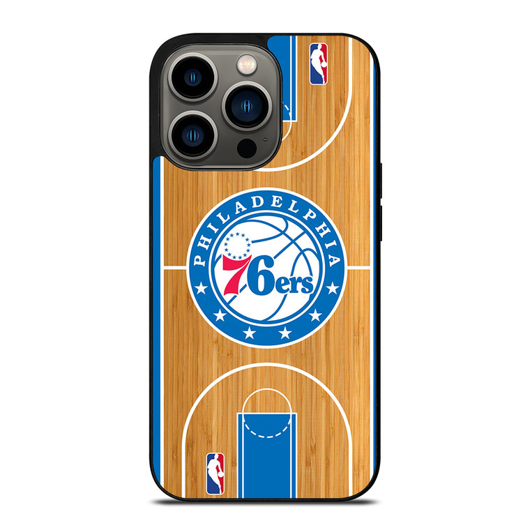 PHILADELPHIA 76ERS NBA ARENA iPhone 13 Pro Case Cover