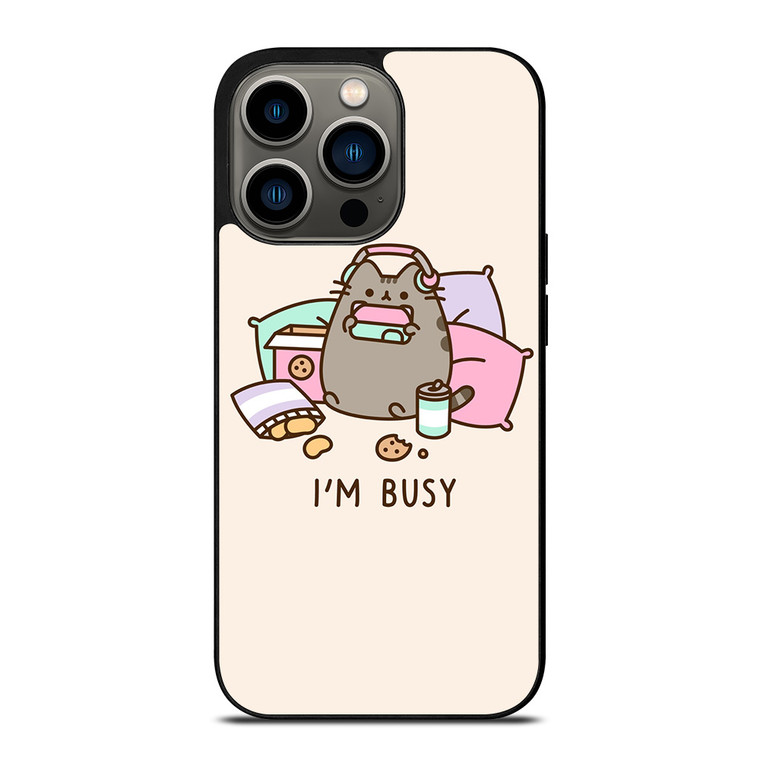 PUSHEEN BUSY CAT iPhone 13 Pro Case Cover
