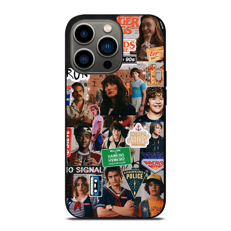 STRANGER THINGS AESTHETIC COLLAGE iPhone 13 Pro Case Cover