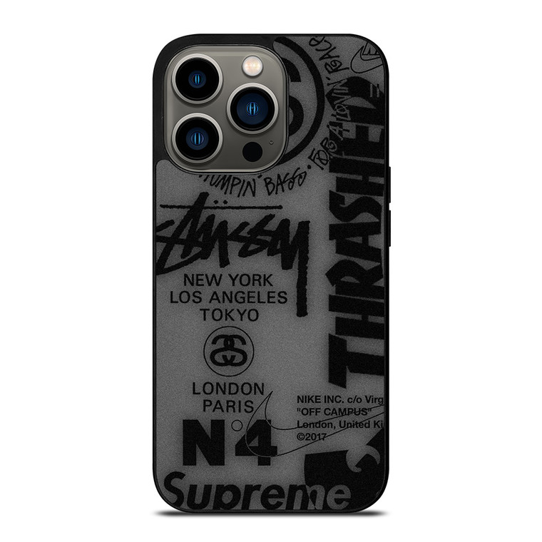 SUPREME STUSSY HYPEBEAST iPhone 13 Pro Case Cover