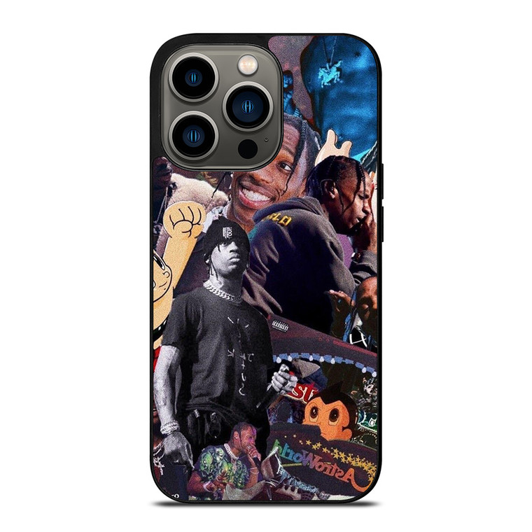 TRAVIS SCOTT ASTROWORLD COLLAGE iPhone 13 Pro Case Cover