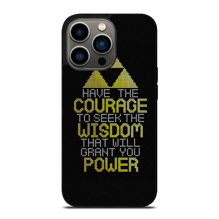 TRIFORCE ZELDA QUOTES iPhone 13 Pro Case Cover
