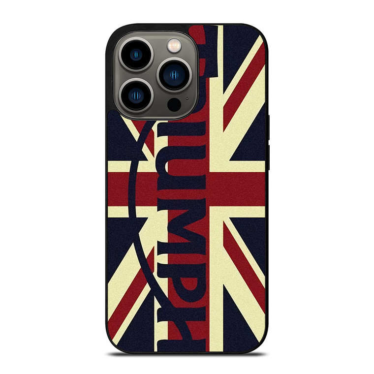 TRIUMPH MOTORCYCLES UNION JACK 2 iPhone 13 Pro Case Cover