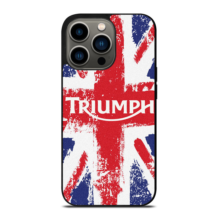 TRIUMPH MOTORCYCLES UNION JACK iPhone 13 Pro Case Cover