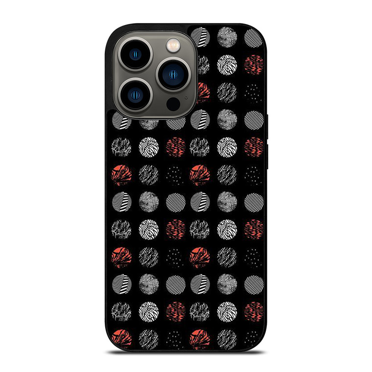 TWENTY ONE PILOTS BLURRYFACE PATTERN iPhone 13 Pro Case Cover