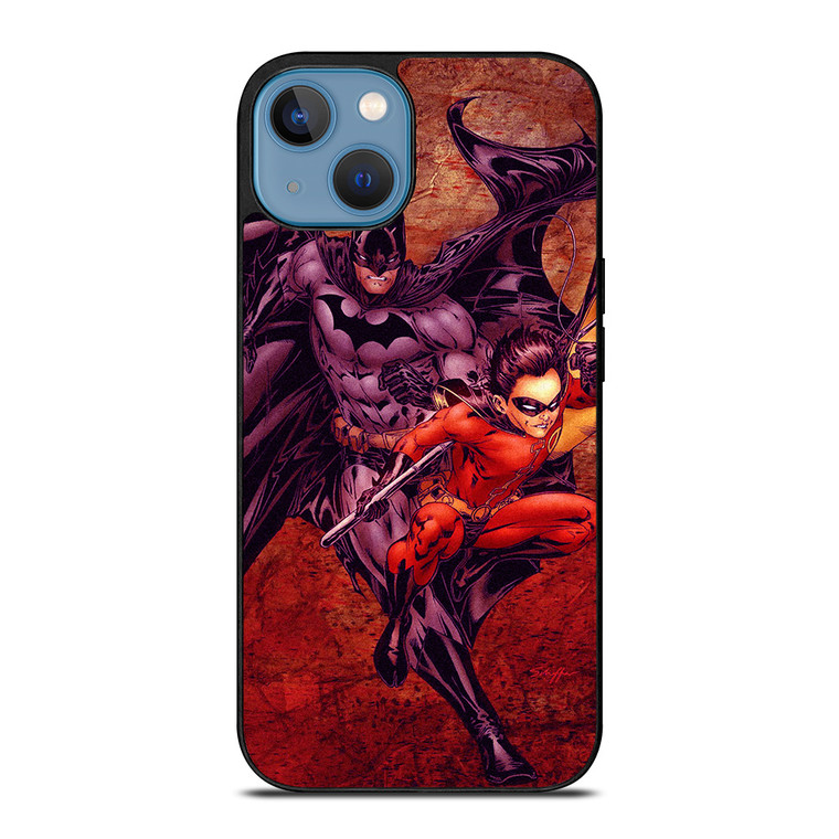 BATMAN AND ROBIN DC SUPERHERO iPhone 13 Case Cover