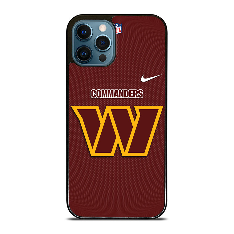 WASHINGTON COMMANDERS NFL FOOTBALL NIKE iPhone 12 Pro Max Case Cover