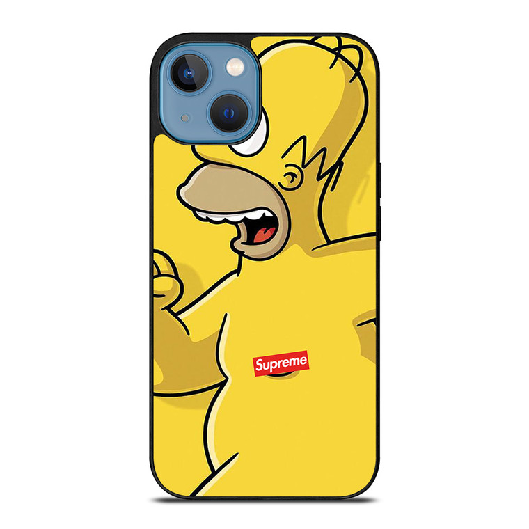 HOMER SIMPSONS CENSORED SUPREME iPhone 13 Case Cover