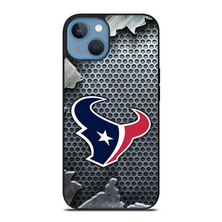 HOUSTON TEXAS BROKEN METAL iPhone 13 Case Cover