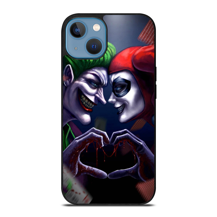 JOKER LOVE HARLEY QUINN ART iPhone 13 Case Cover
